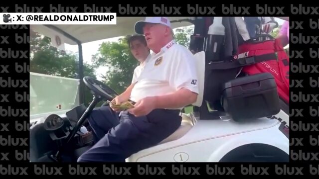 Donald Trump Golf Cart Video Ranting About Joe Biden & Kamala Harris Trending on Twitter